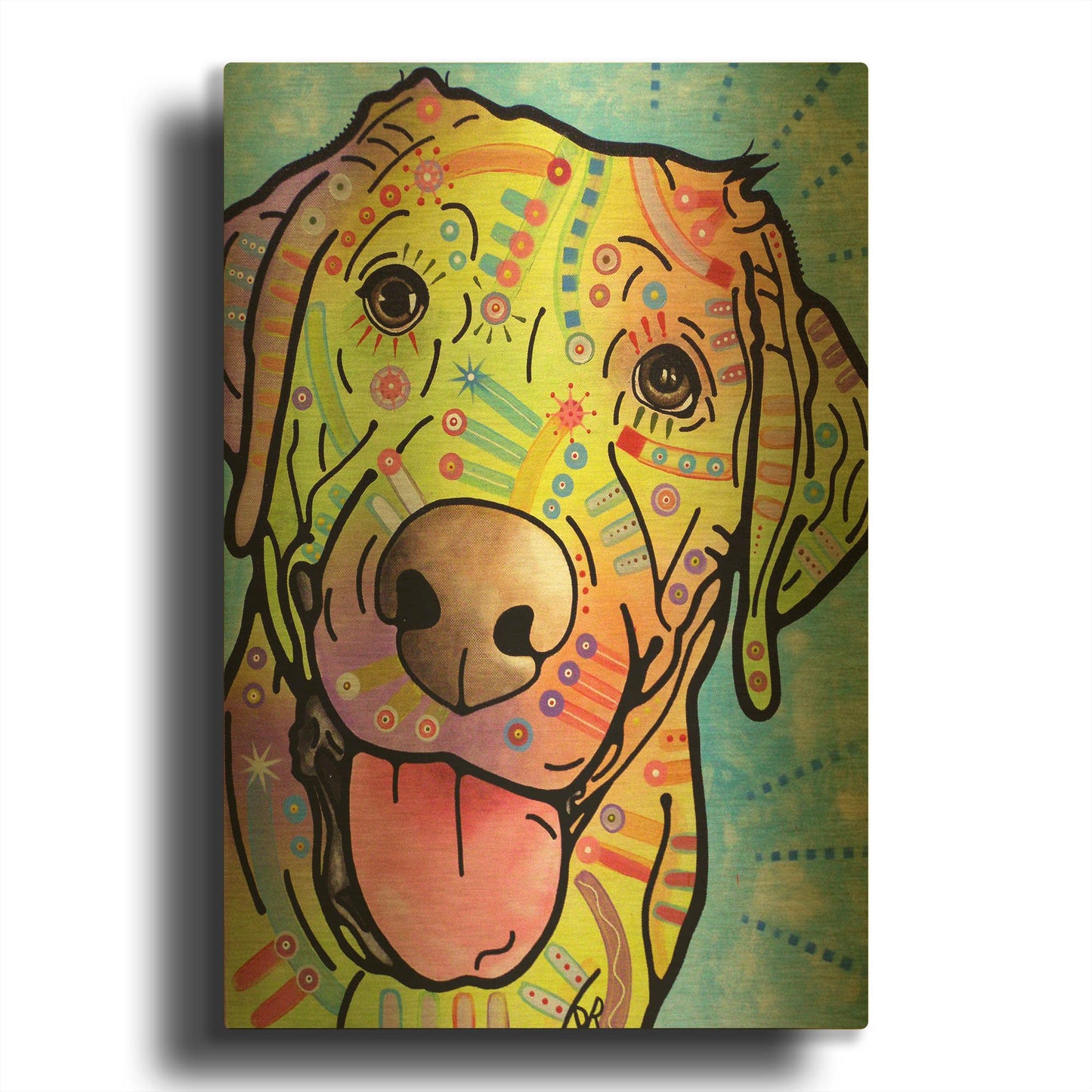 'Sunny' By Dean Russo Gold Metal Wall Art