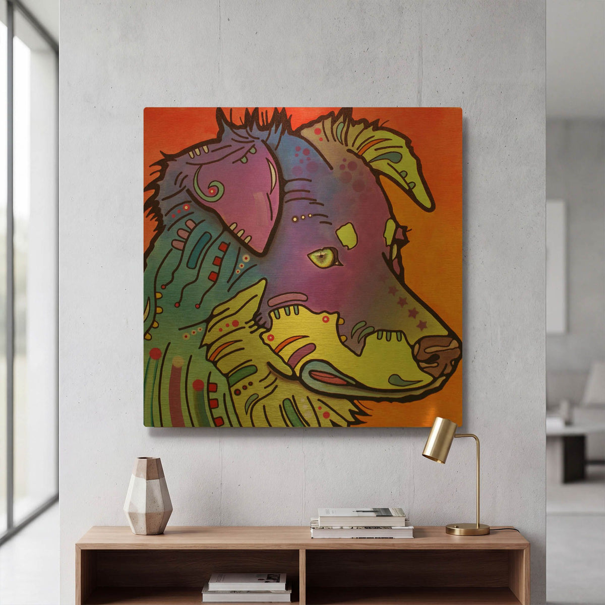 'Within' By Dean Russo Gold Metal Wall Art
