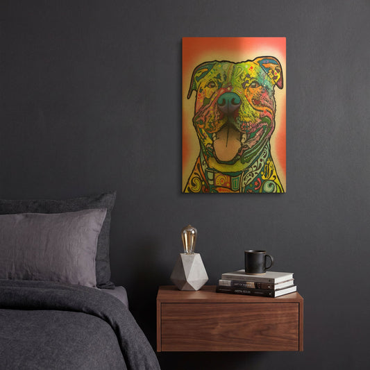 'Blanche' By Dean Russo Gold Metal Wall Art