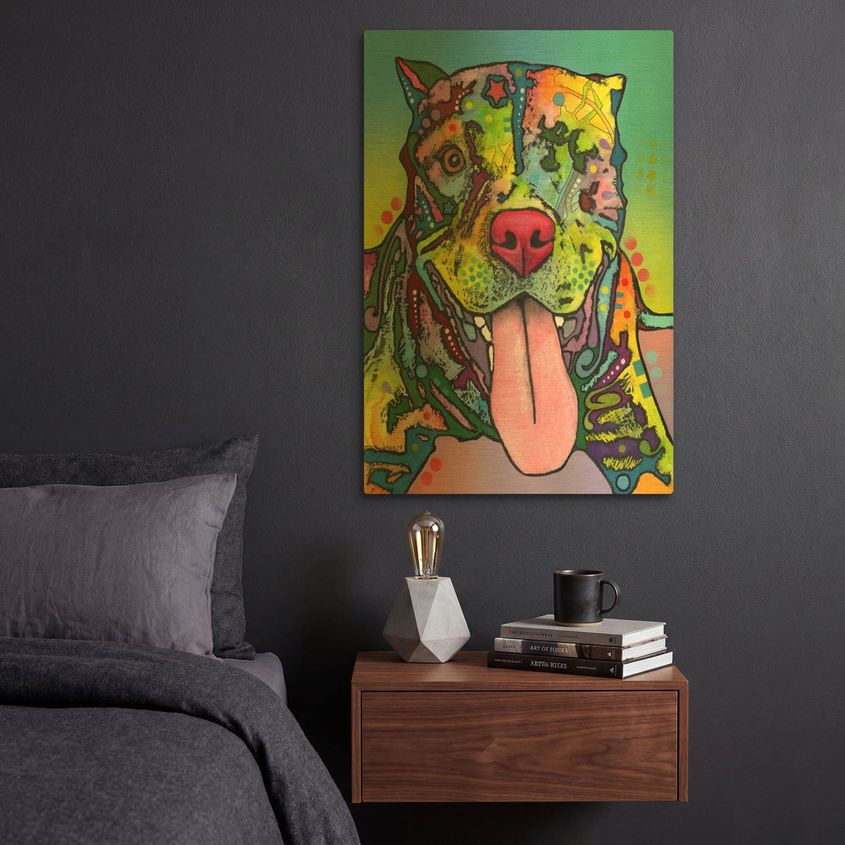 'Rooster' By Dean Russo Gold Metal Wall Art