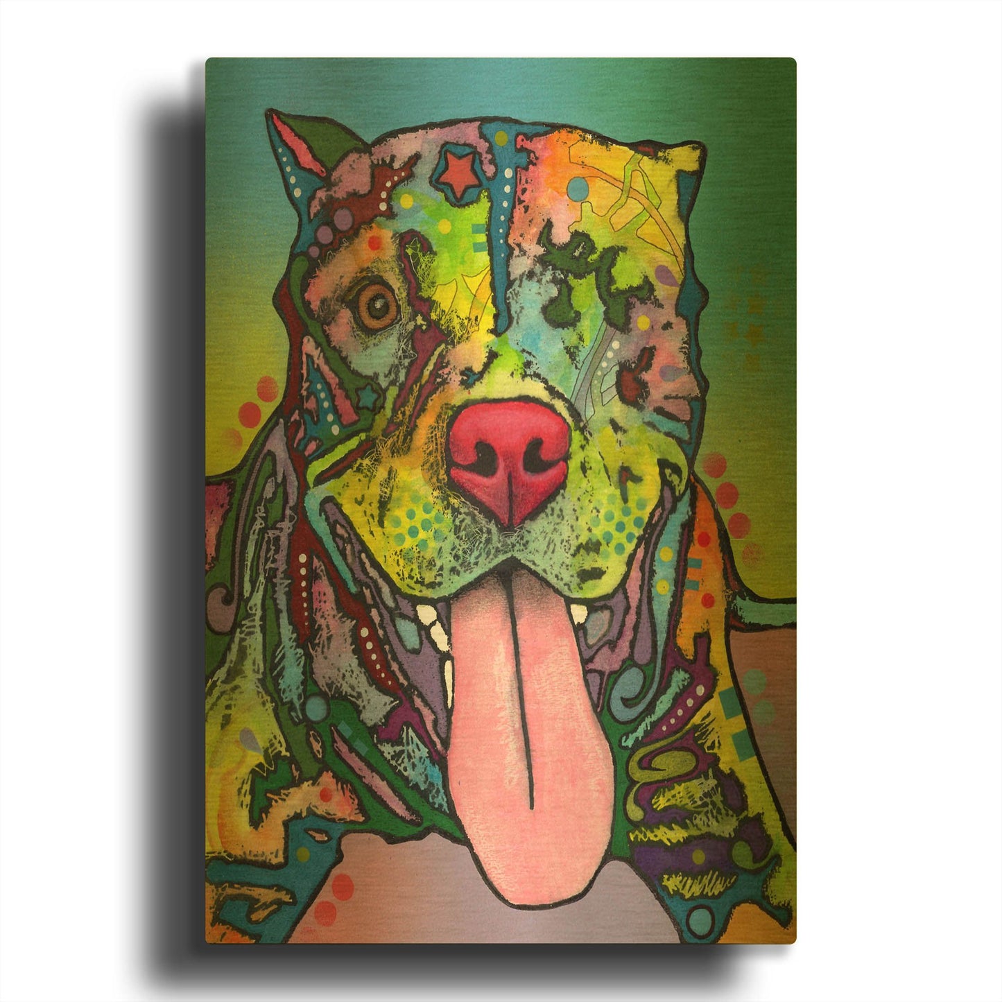 'Rooster' By Dean Russo Gold Metal Wall Art