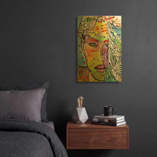 'Wind Swept' By Dean Russo Gold Metal Wall Art