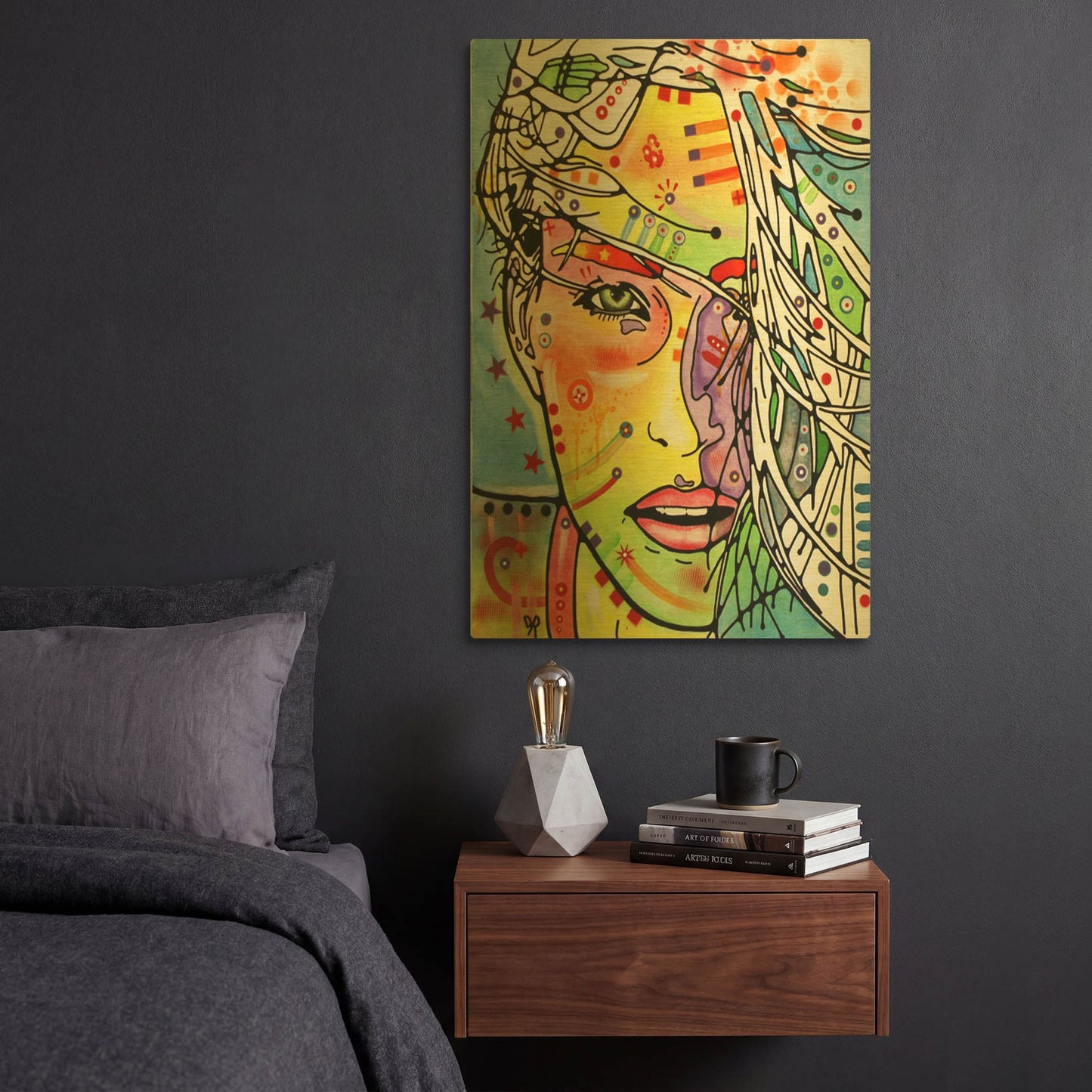 'Wind Swept' By Dean Russo Gold Metal Wall Art