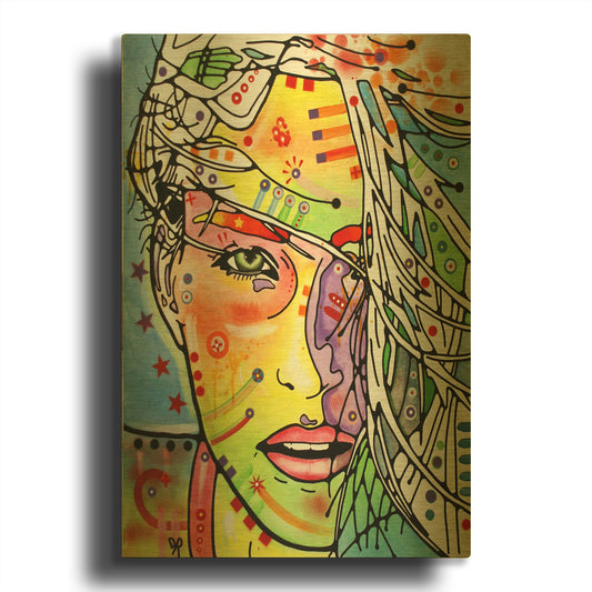 'Wind Swept' By Dean Russo Gold Metal Wall Art