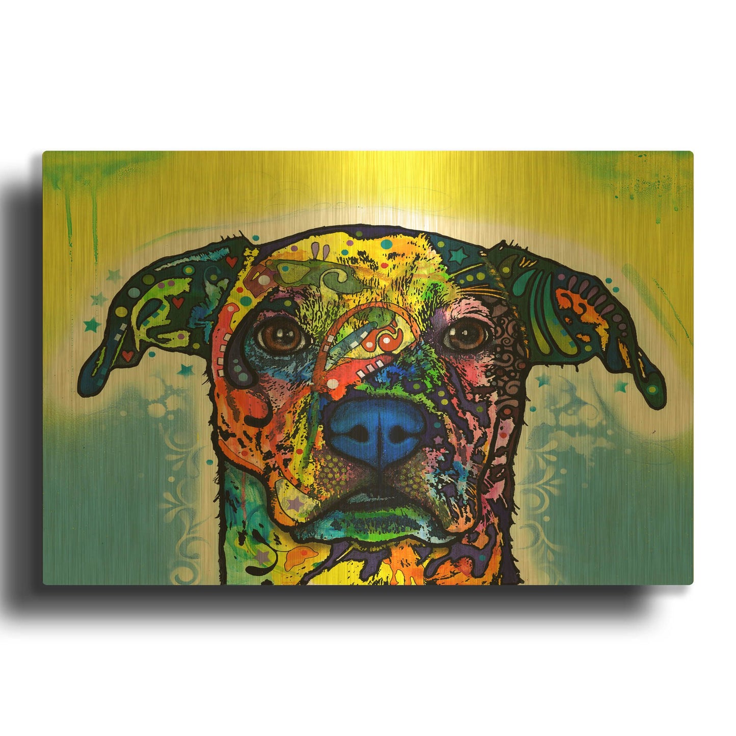'Fiesta' By Dean Russo Gold Metal Wall Art