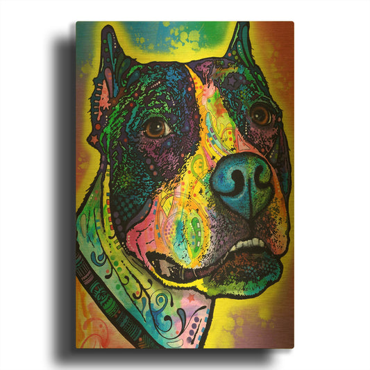 'Justice' By Dean Russo Gold Metal Wall Art