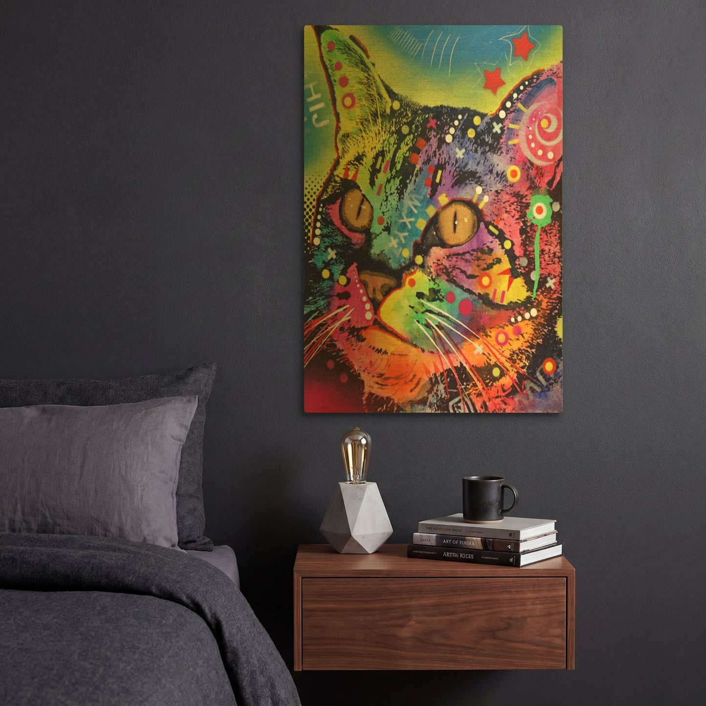 'Alpha' By Dean Russo Gold Metal Wall Art