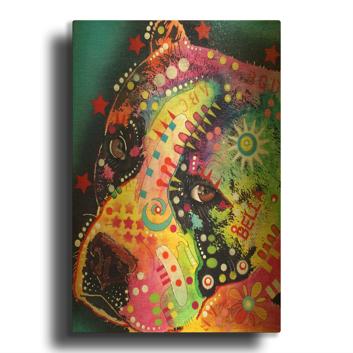 'Bella' By Dean Russo Gold Metal Wall Art