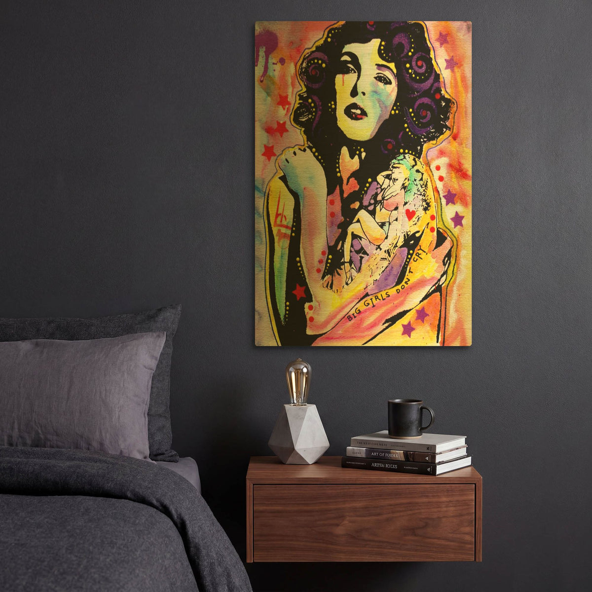 'Big Girls Don' By Dean Russo Gold Metal Wall Art