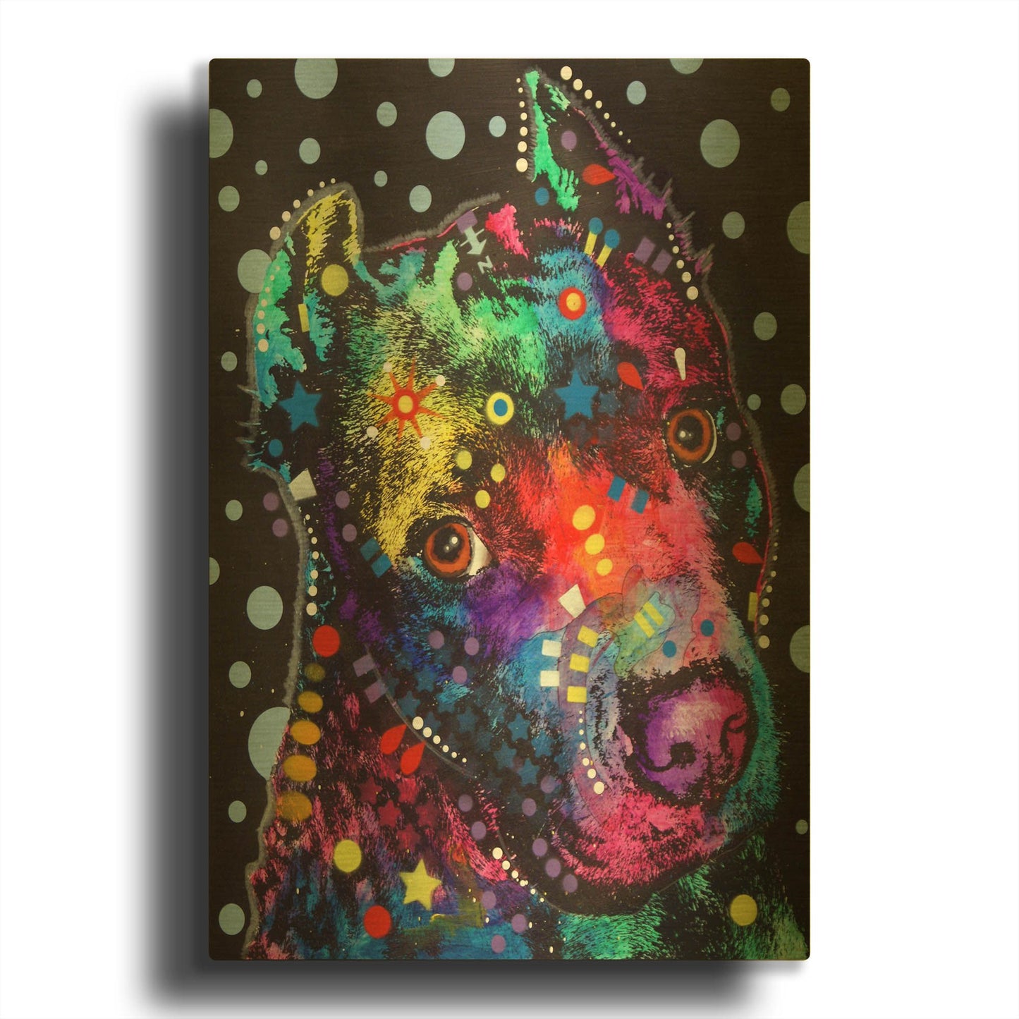 'Companion Pit' By Dean Russo Gold Metal Wall Art