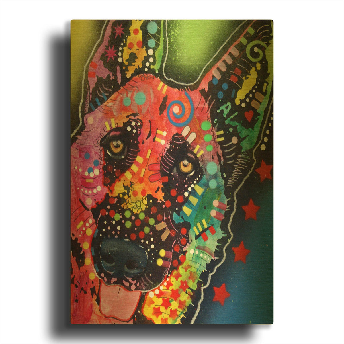 'Jackson' By Dean Russo Gold Metal Wall Art