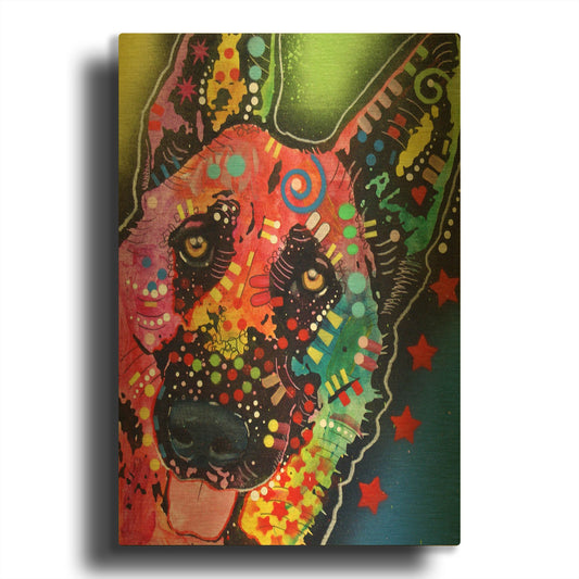'Jackson' By Dean Russo Gold Metal Wall Art