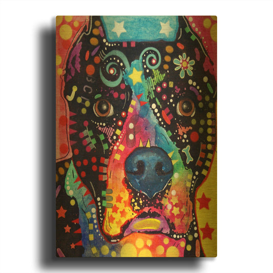 'Junior' By Dean Russo Gold Metal Wall Art