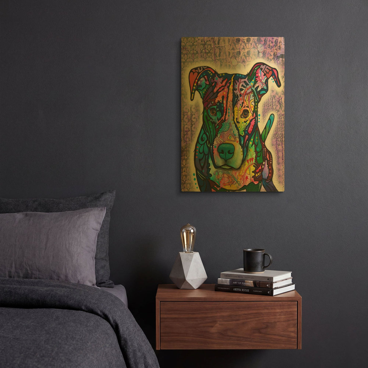 'Luv Me' By Dean Russo Gold Metal Wall Art