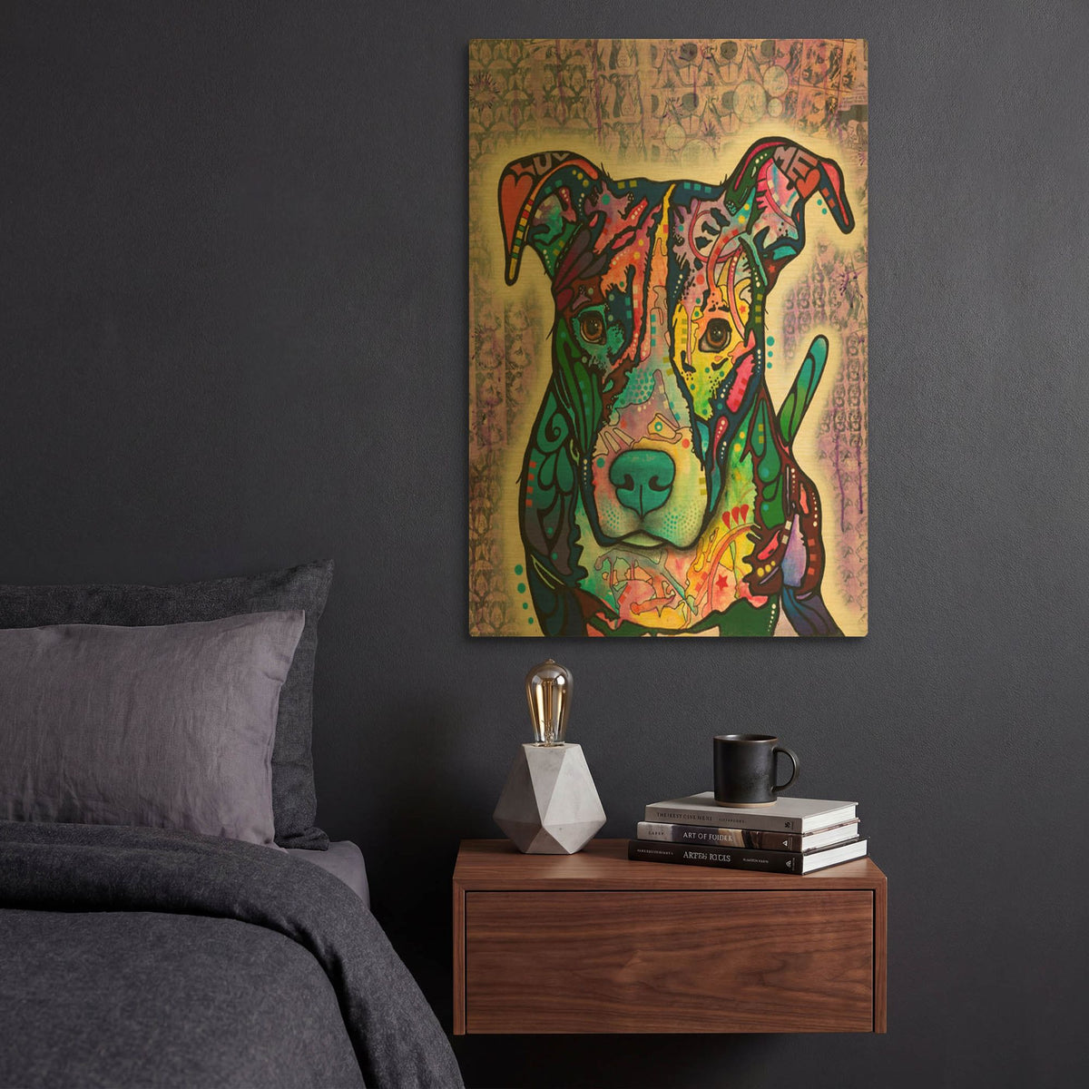 'Luv Me' By Dean Russo Gold Metal Wall Art