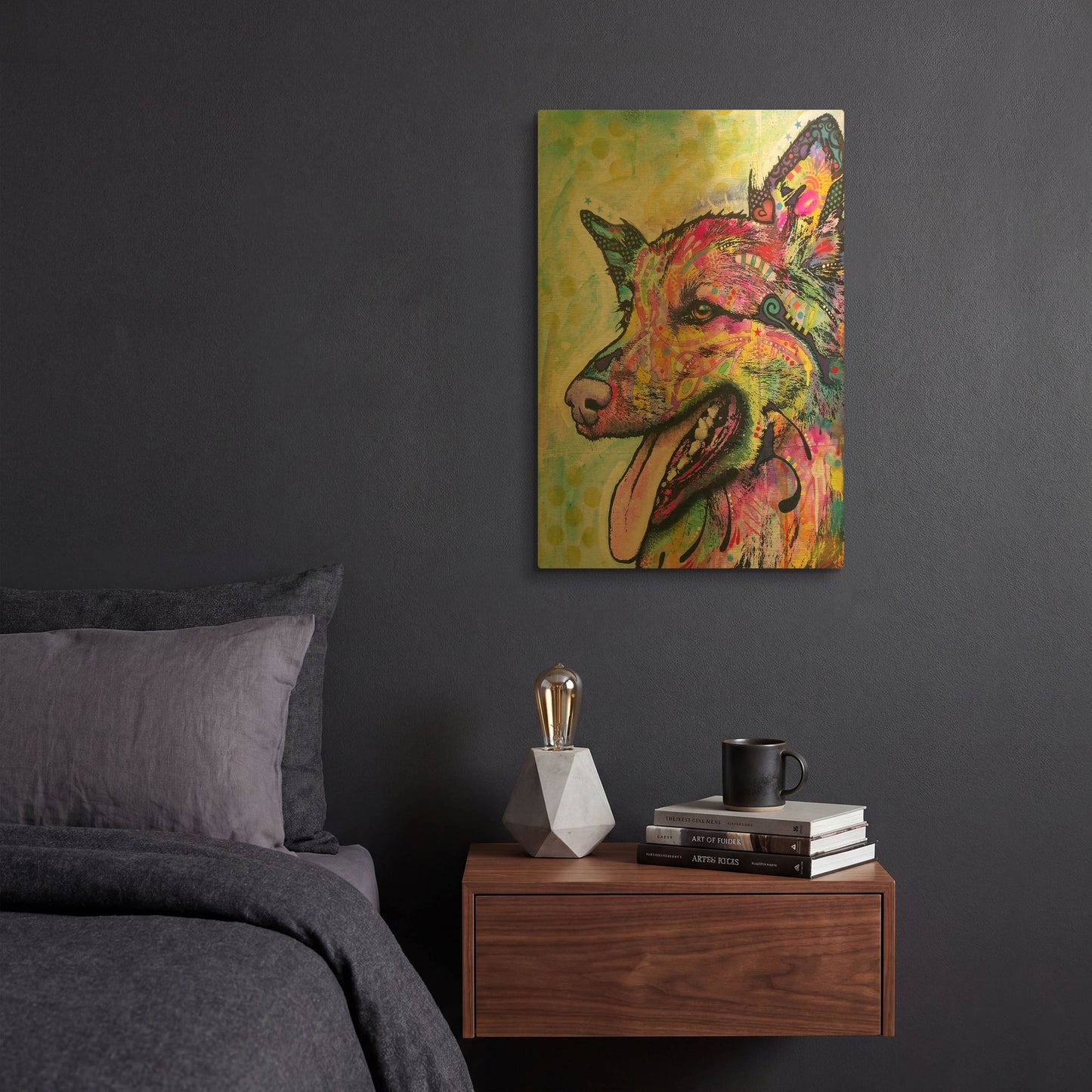 'All The Love' By Dean Russo Gold Metal Wall Art