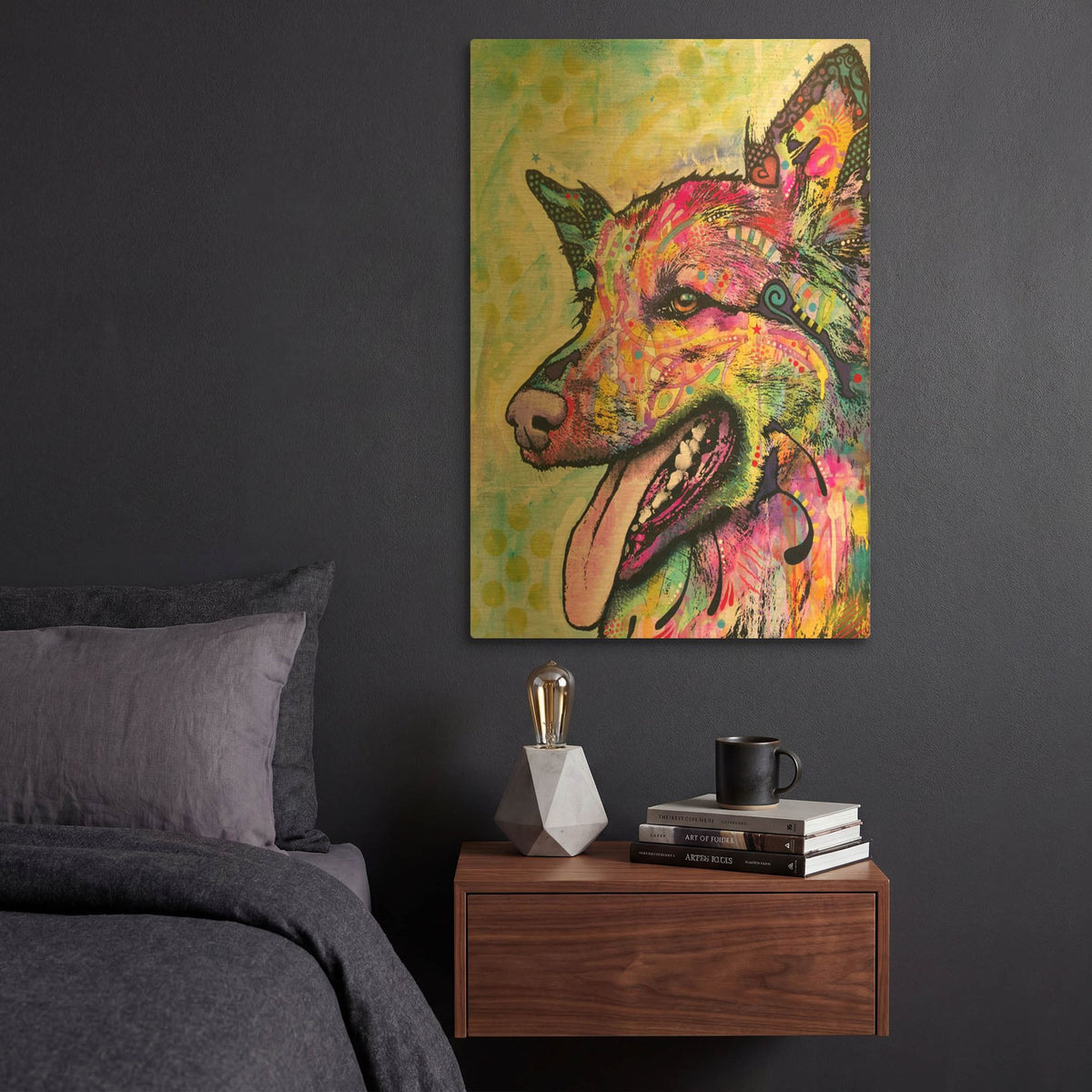 'All The Love' By Dean Russo Gold Metal Wall Art