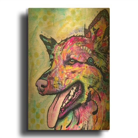 'All The Love' By Dean Russo Gold Metal Wall Art