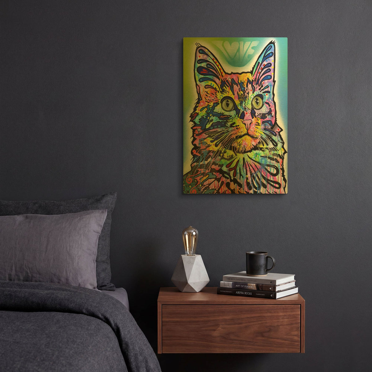 'Angora' By Dean Russo Gold Metal Wall Art