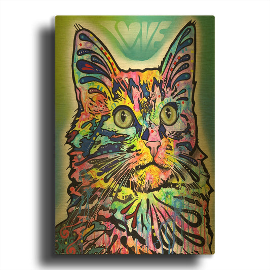 'Angora' By Dean Russo Gold Metal Wall Art