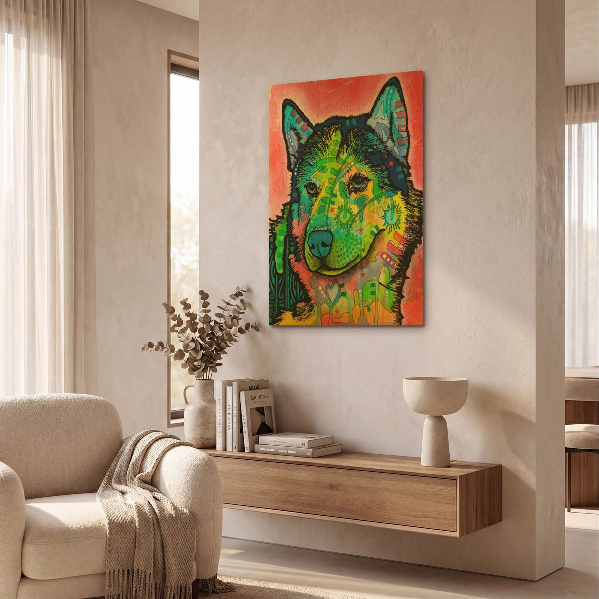 'Siberian Front' By Dean Russo Gold Metal Wall Art