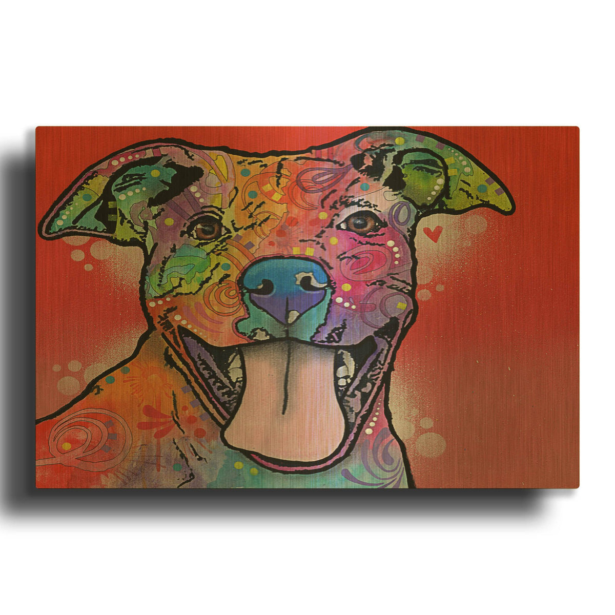 'Atticus' By Dean Russo Gold Metal Wall Art