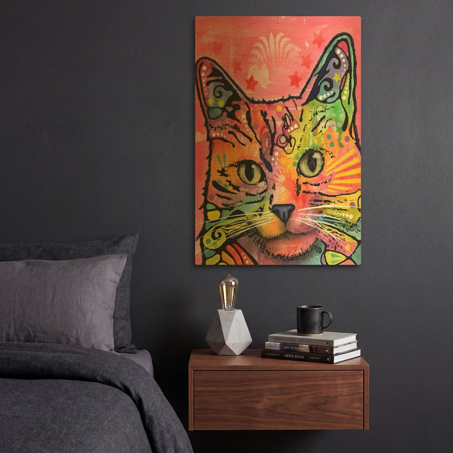 'Beast' By Dean Russo Gold Metal Wall Art