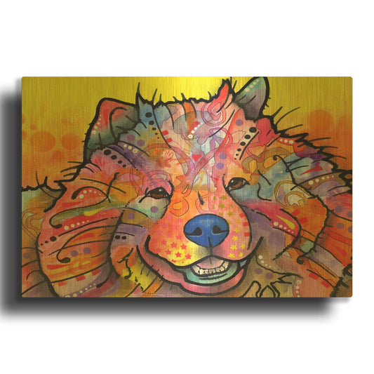 'Benzi' By Dean Russo Gold Metal Wall Art