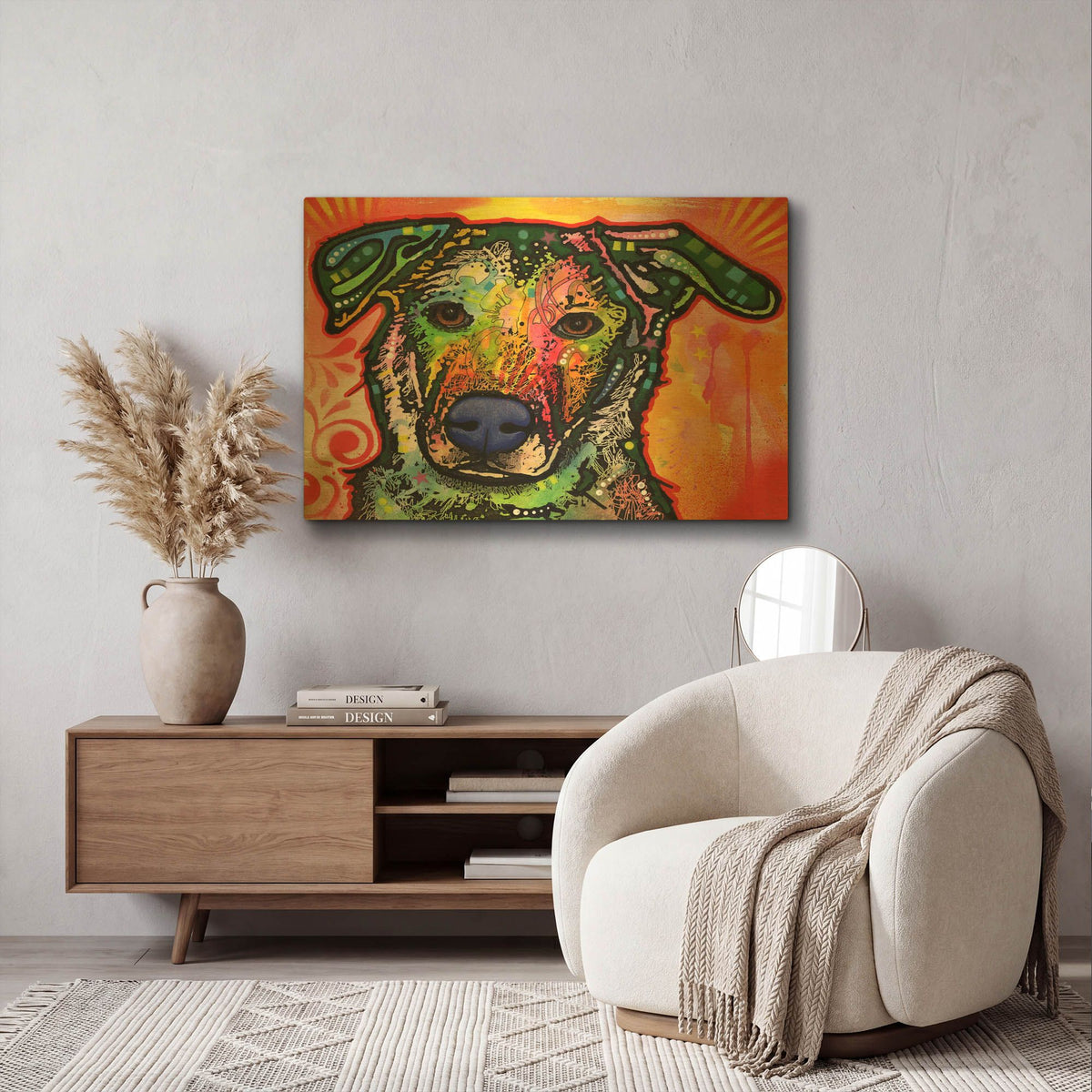 'Crystal' By Dean Russo Gold Metal Wall Art