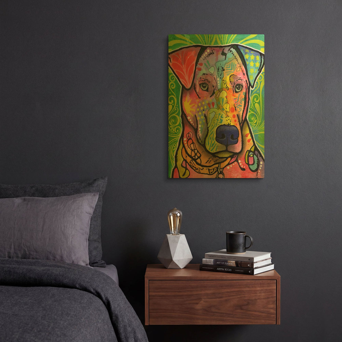 'Cursio' By Dean Russo Gold Metal Wall Art