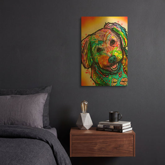 'Daisy' By Dean Russo Gold Metal Wall Art