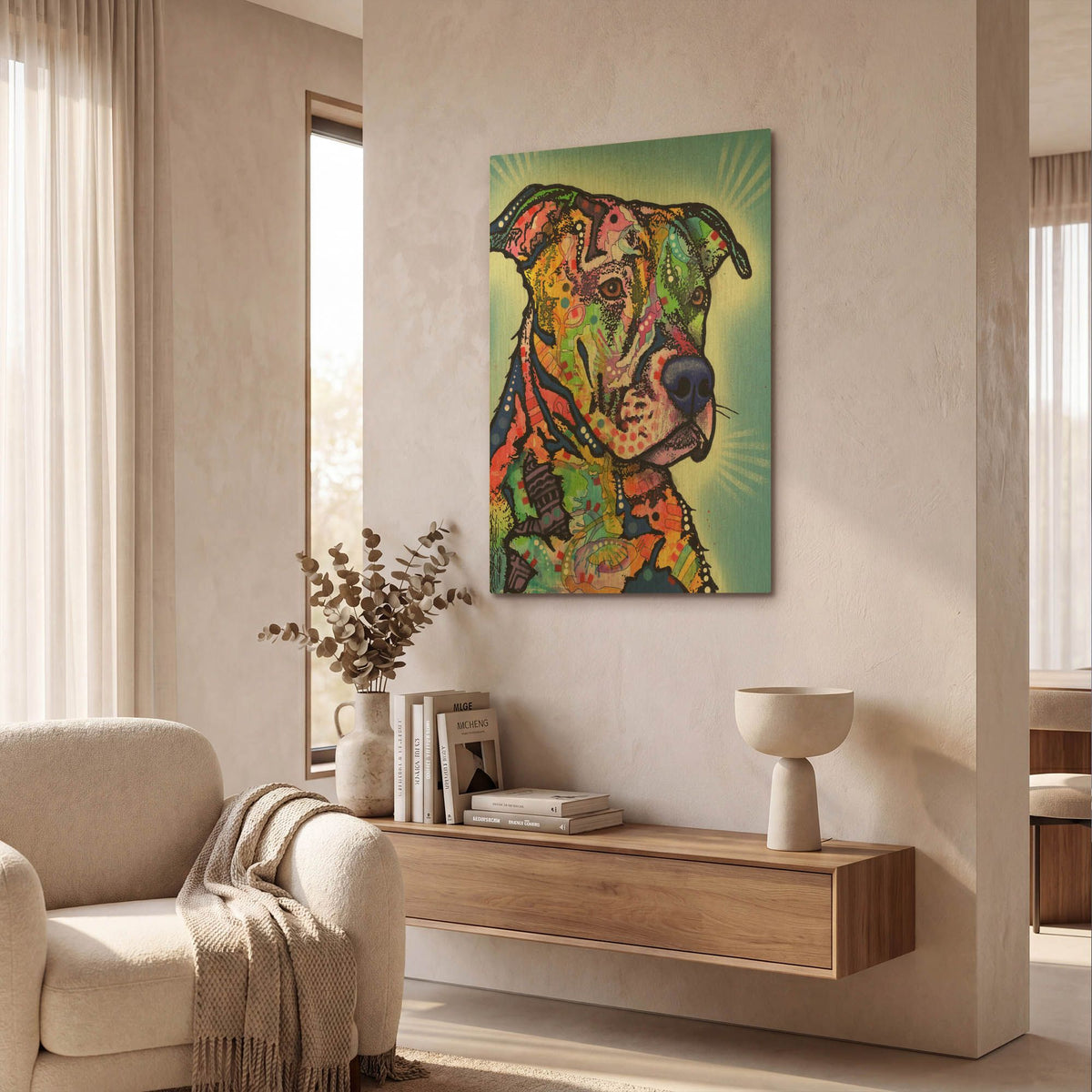 'Deacon' By Dean Russo Gold Metal Wall Art