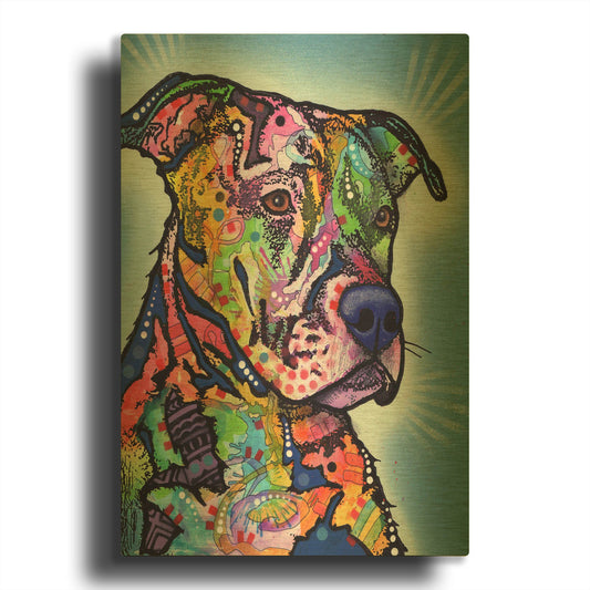 'Deacon' By Dean Russo Gold Metal Wall Art