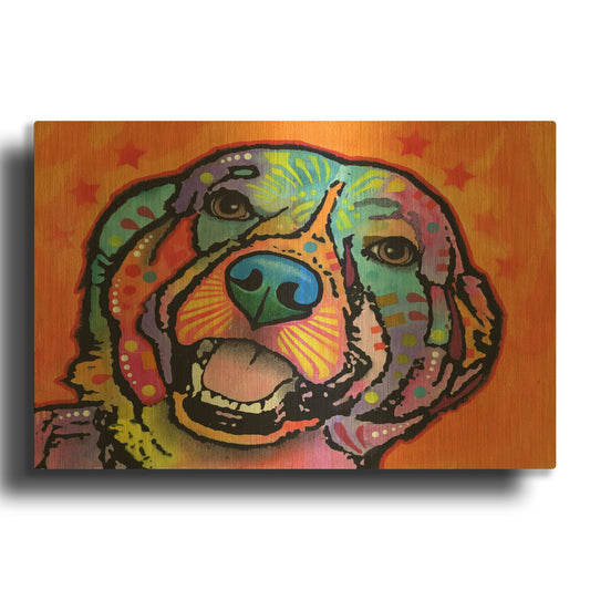 'Galle' By Dean Russo Gold Metal Wall Art