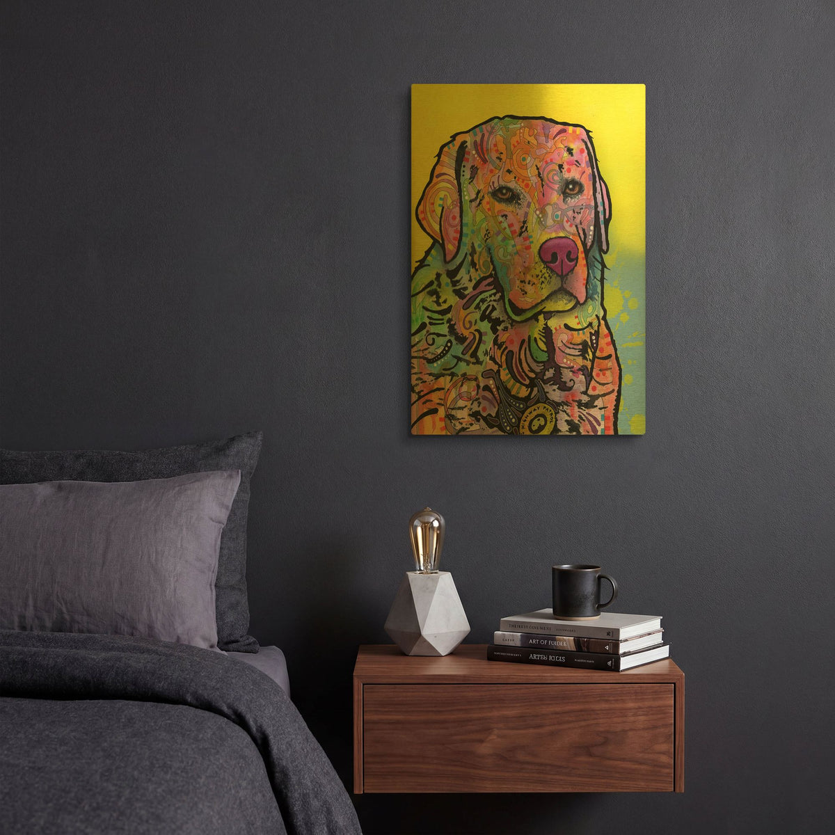 'Goose' By Dean Russo Gold Metal Wall Art