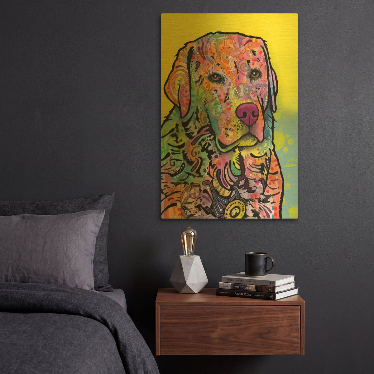 'Goose' By Dean Russo Gold Metal Wall Art