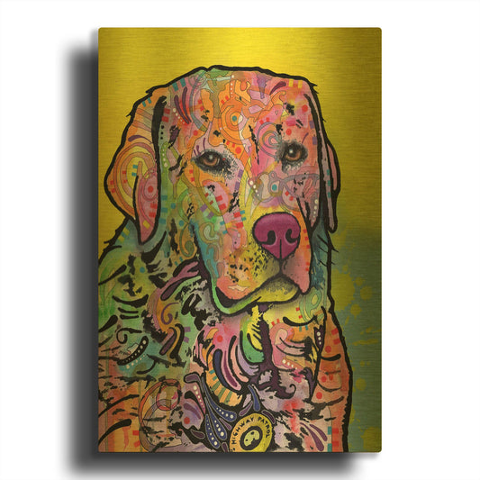 'Goose' By Dean Russo Gold Metal Wall Art