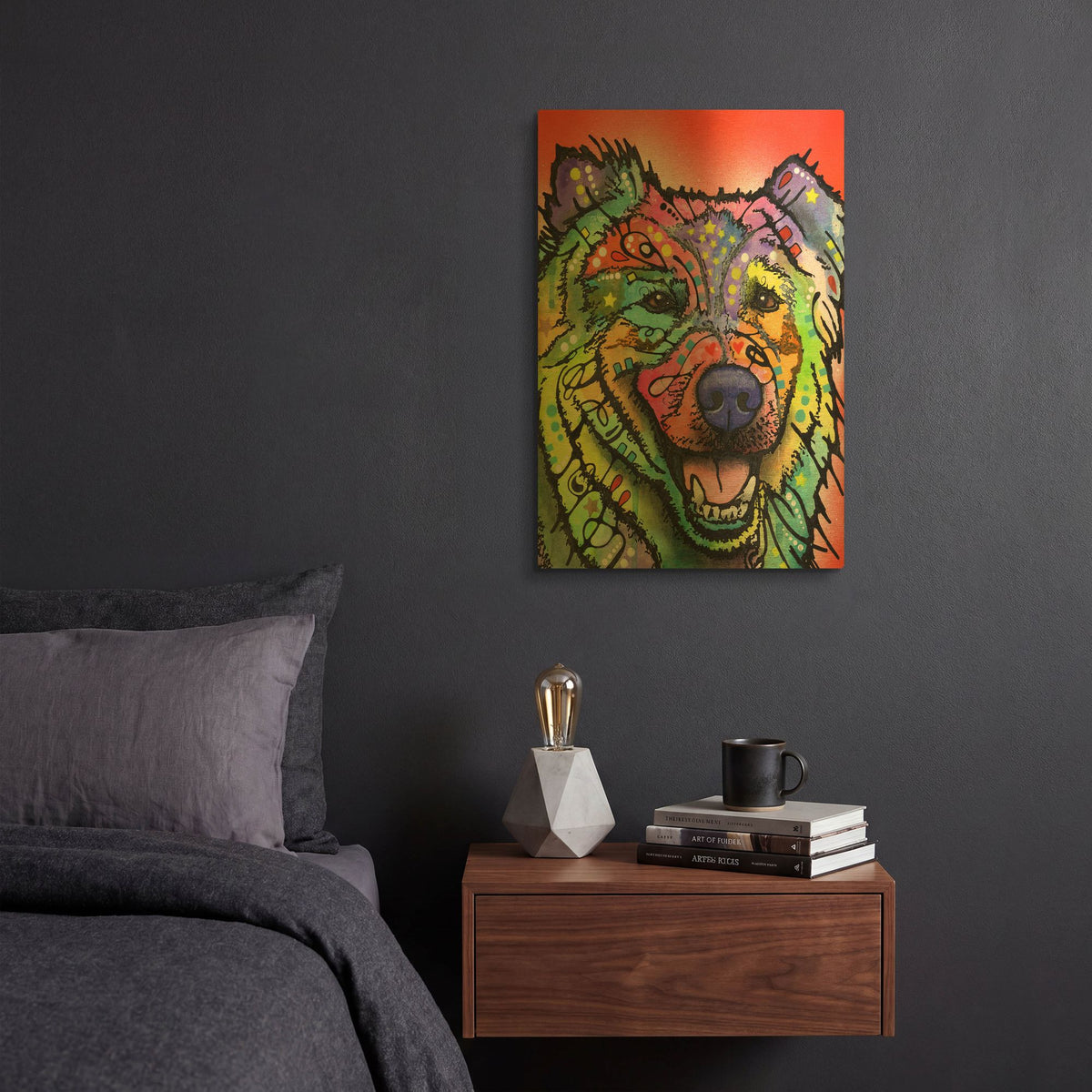 'Leo' By Dean Russo Gold Metal Wall Art