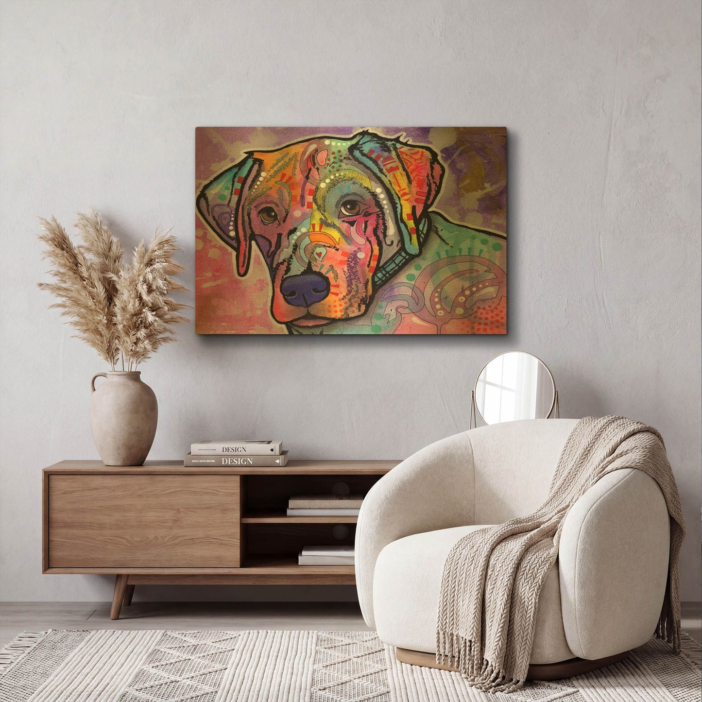 'Petunia' By Dean Russo Gold Metal Wall Art