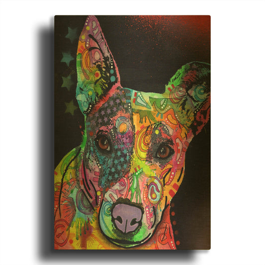 'Roxy' By Dean Russo Gold Metal Wall Art