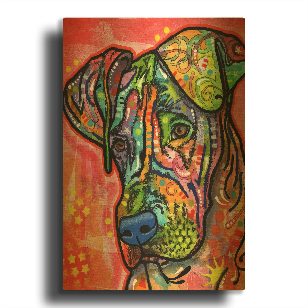 'Zen' By Dean Russo Gold Metal Wall Art