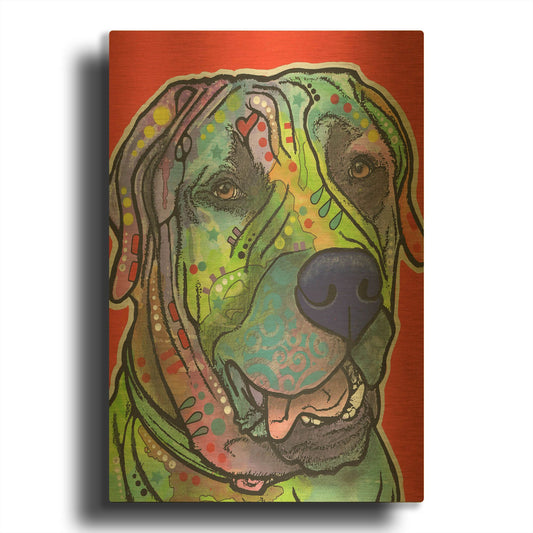 'Zeus' By Dean Russo Gold Metal Wall Art