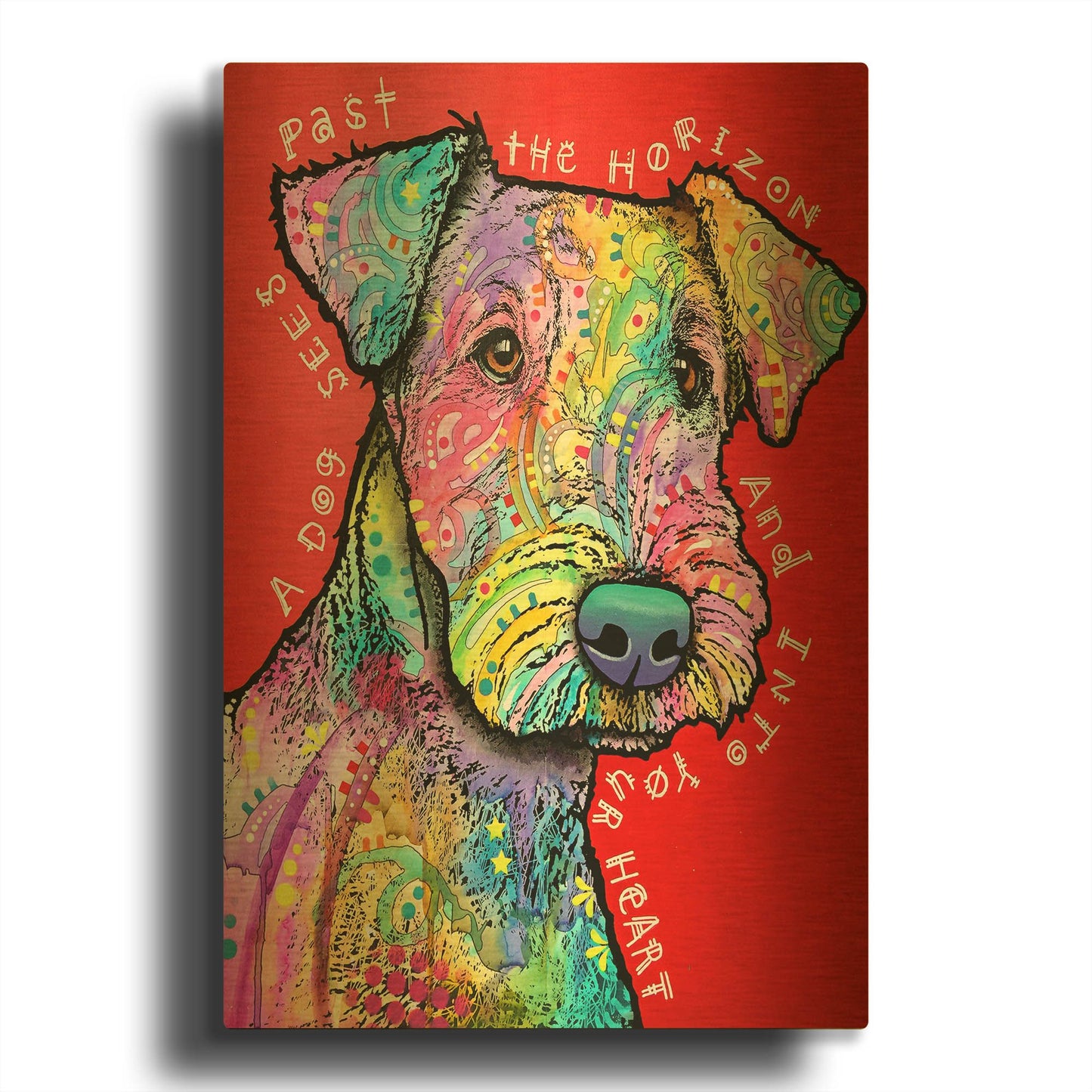 'Into Your Heart' By Dean Russo Gold Metal Wall Art