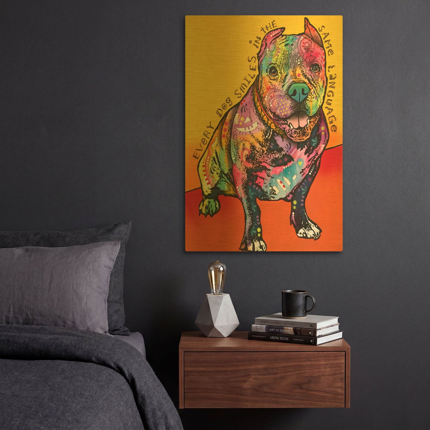 'Moses' By Dean Russo Gold Metal Wall Art