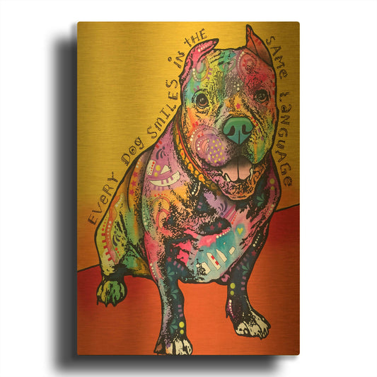 'Moses' By Dean Russo Gold Metal Wall Art