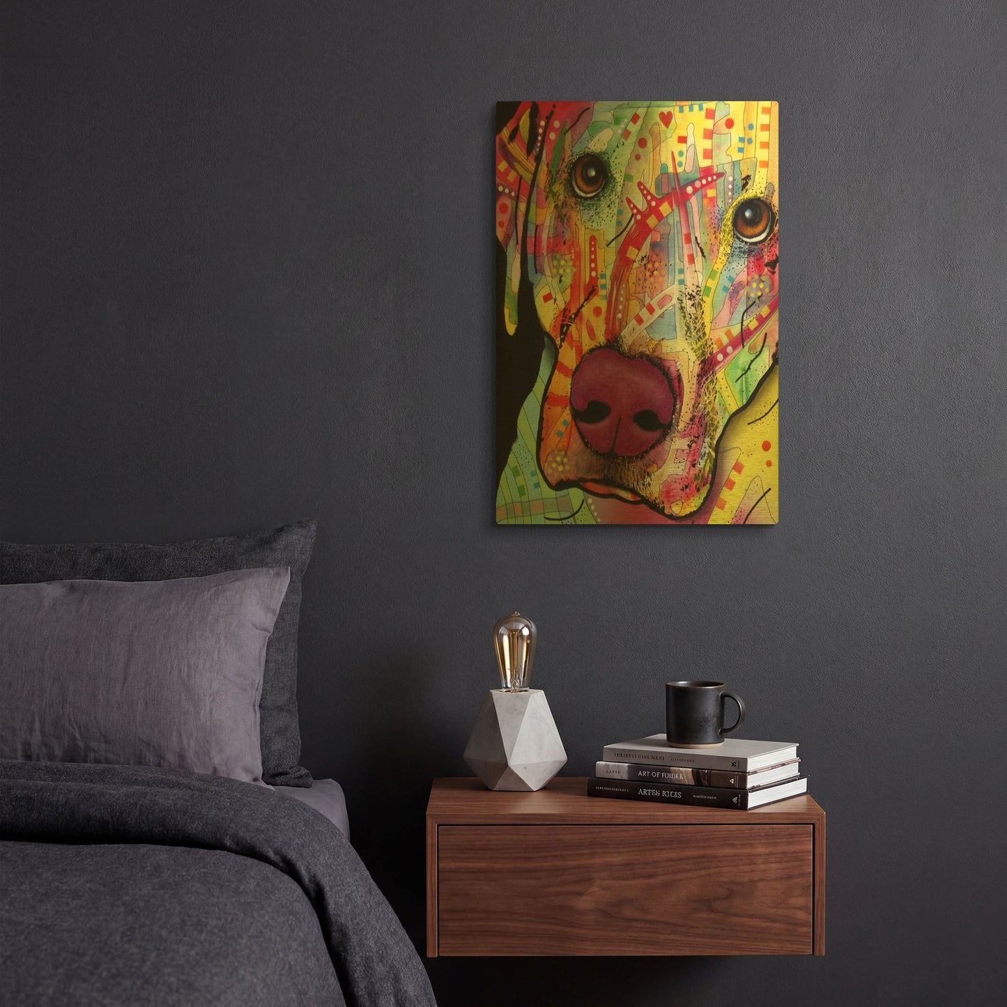 'Close Up Lab' By Dean Russo Gold Metal Wall Art