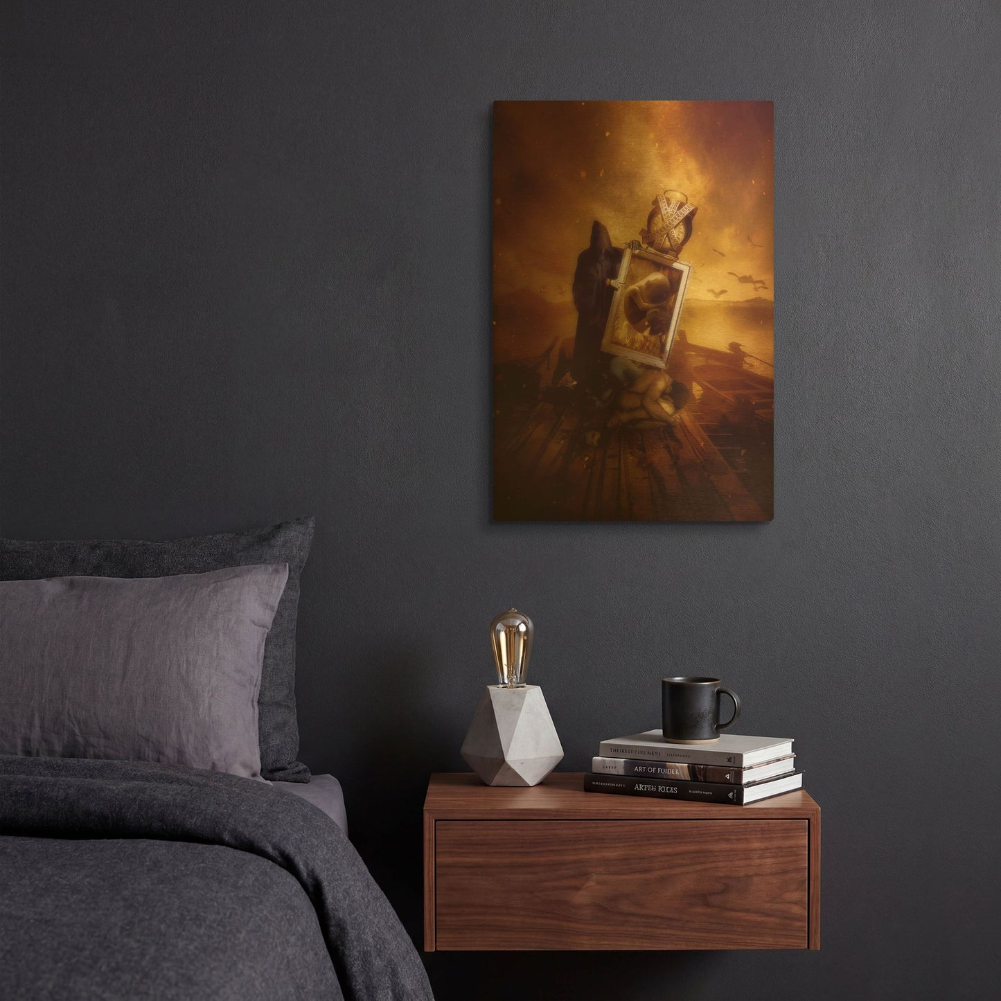 'Speed' By Mario Sanchez Nevado Gold Metal Wall Art