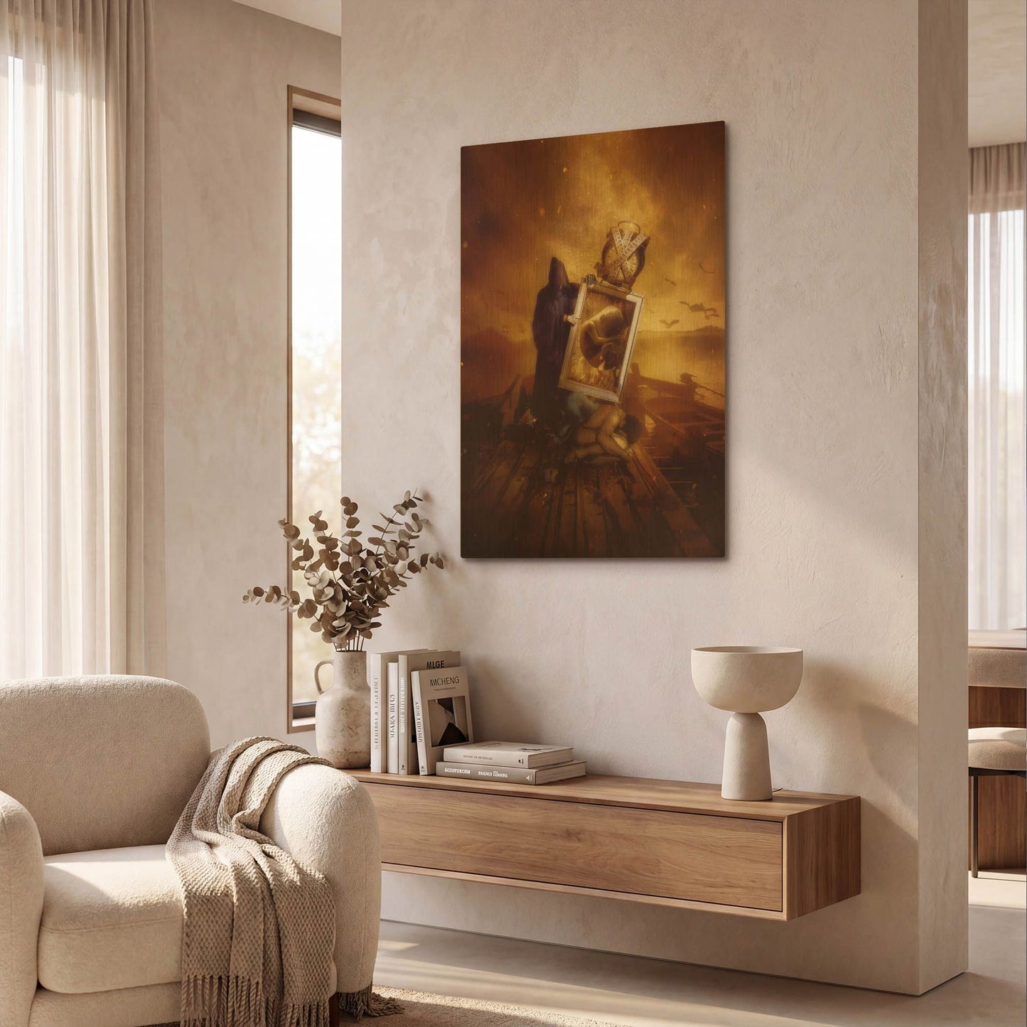 'Speed' By Mario Sanchez Nevado Gold Metal Wall Art