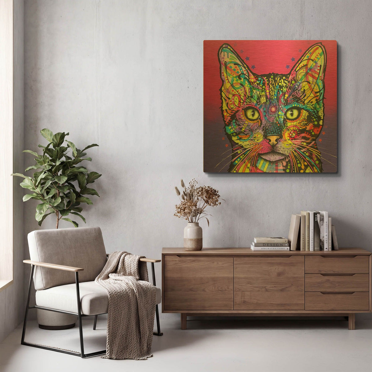 'Shiva' By Dean Russo Gold Metal Wall Art