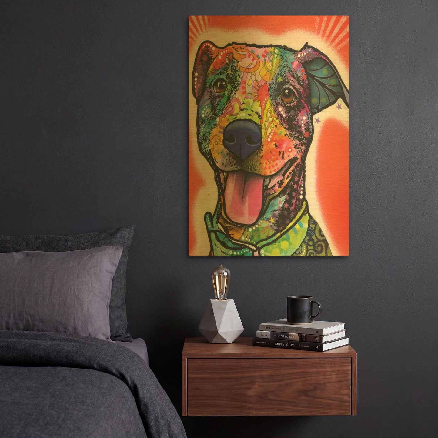 'Cheer' By Dean Russo Gold Metal Wall Art